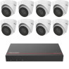 Sistem supraveghere cu montaj inclus Hikvision 8 camere IP 2MP IR 30M NVR 8 canale PoE SSD 1TB preinstalat
