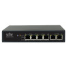Switch 4 porturi PoE+, 2 porturi uplink RJ45 – UNV NSW2010-6T-POE-IN