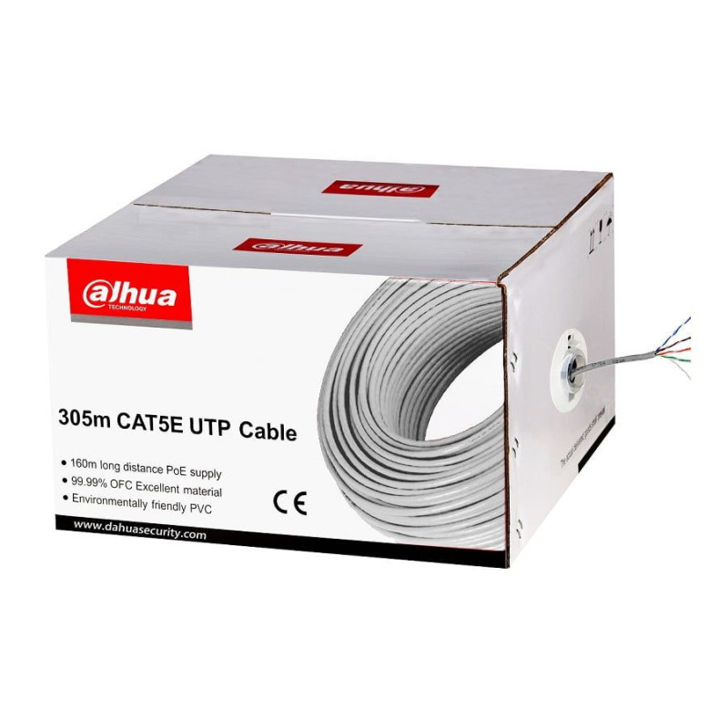 Cablu UTP CAT5E Dahua PFM920I-5EUN, rola 305 m