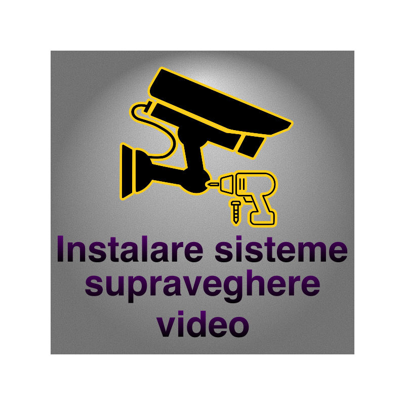 Montaj 2 camere cu DVR/NVR